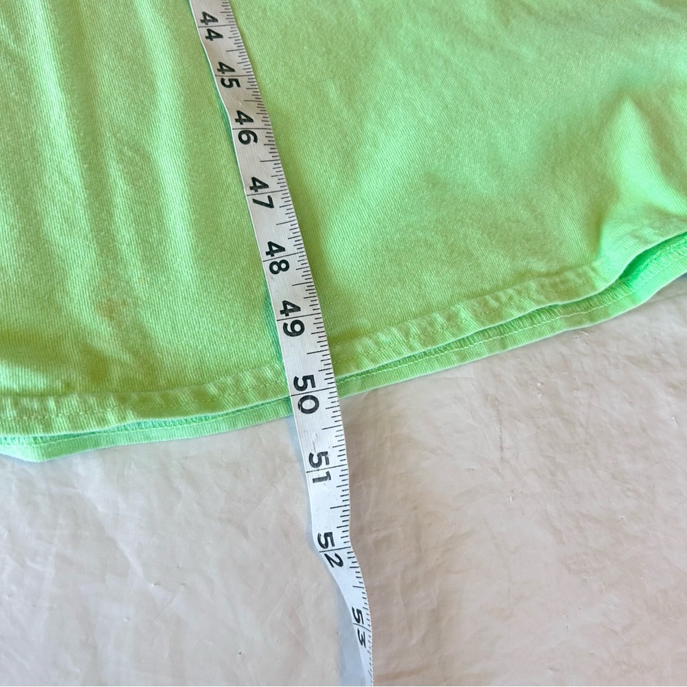 Fresh Produce Cotton Lime Green Maxi Tank Beach Dress Fish Print XL NWOT - Picture 10 of 11